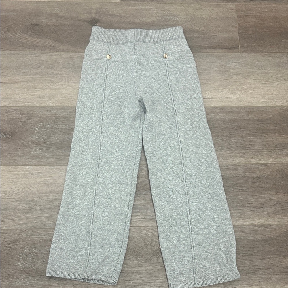 Abercrombie Girls Light Gray Sweater Pants